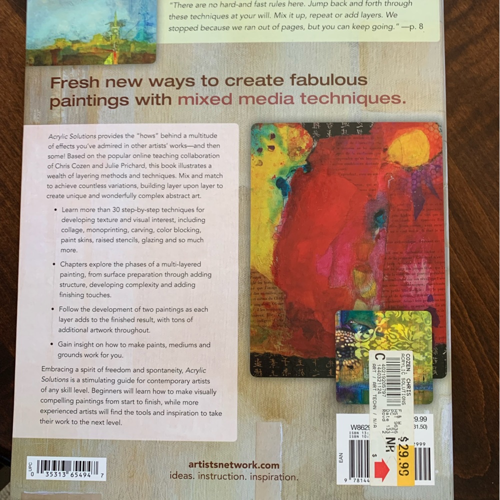 Acrylic Solutions Workbook - Picture 4 of 4